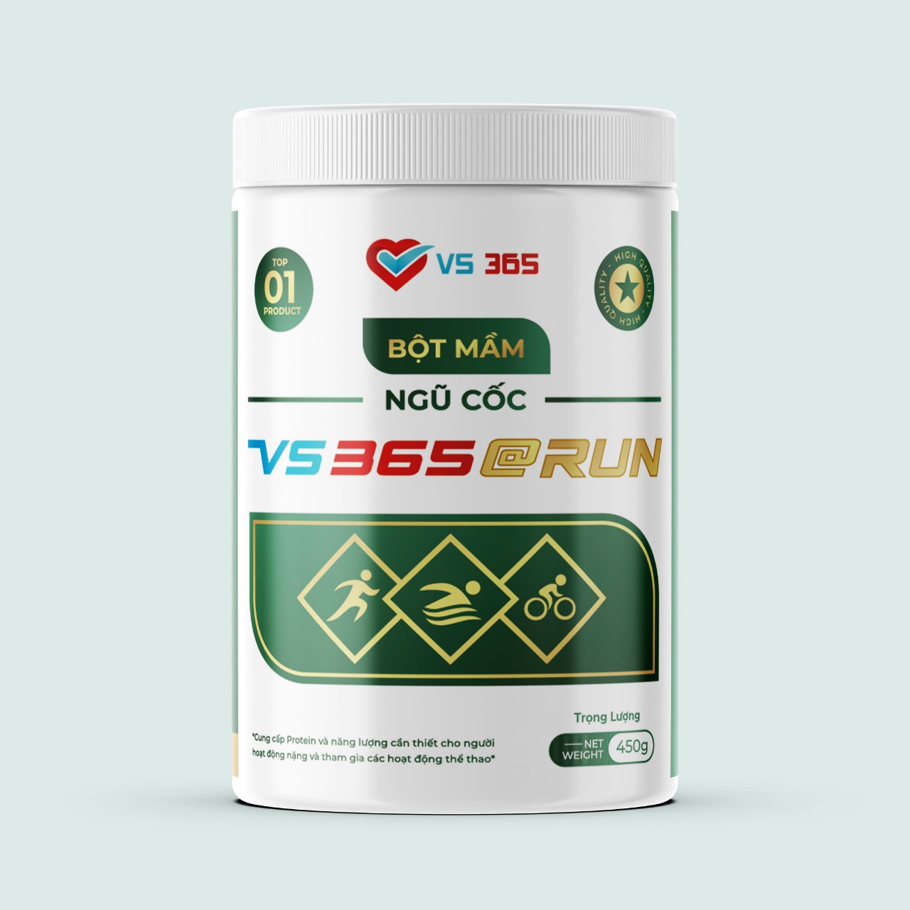 Bột Mầm Ngũ Cốc VS365@RUN (450g)